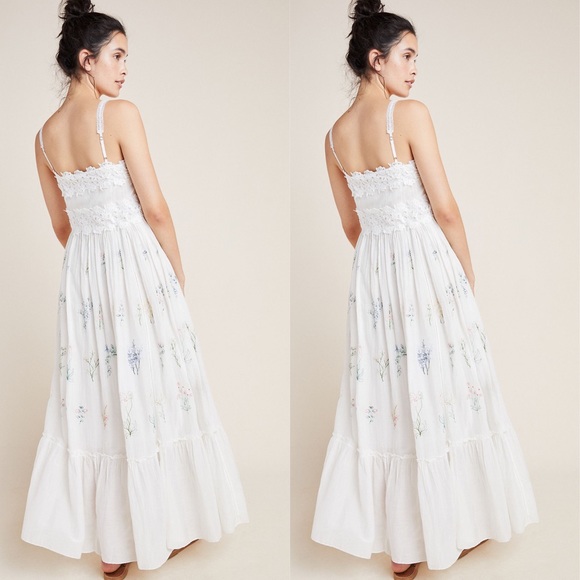 Anthropologie x Love Sam Fantine Lace Maxi Dress - Picture 3 of 9